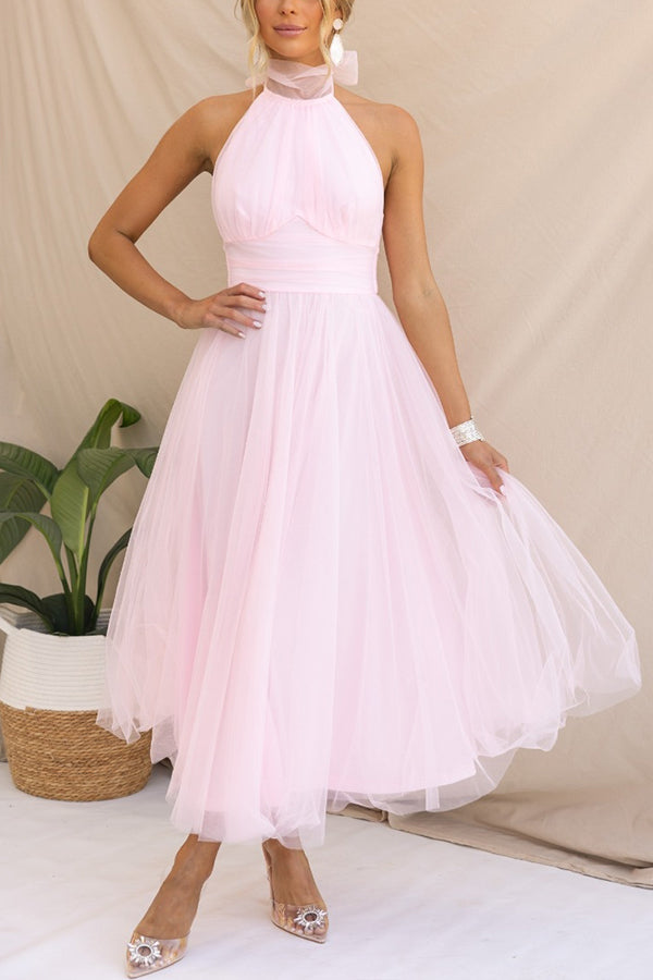 Product Image for Heidi-Mode | Fließendes Lang Rock Kleid, Rosa / 14(XL)