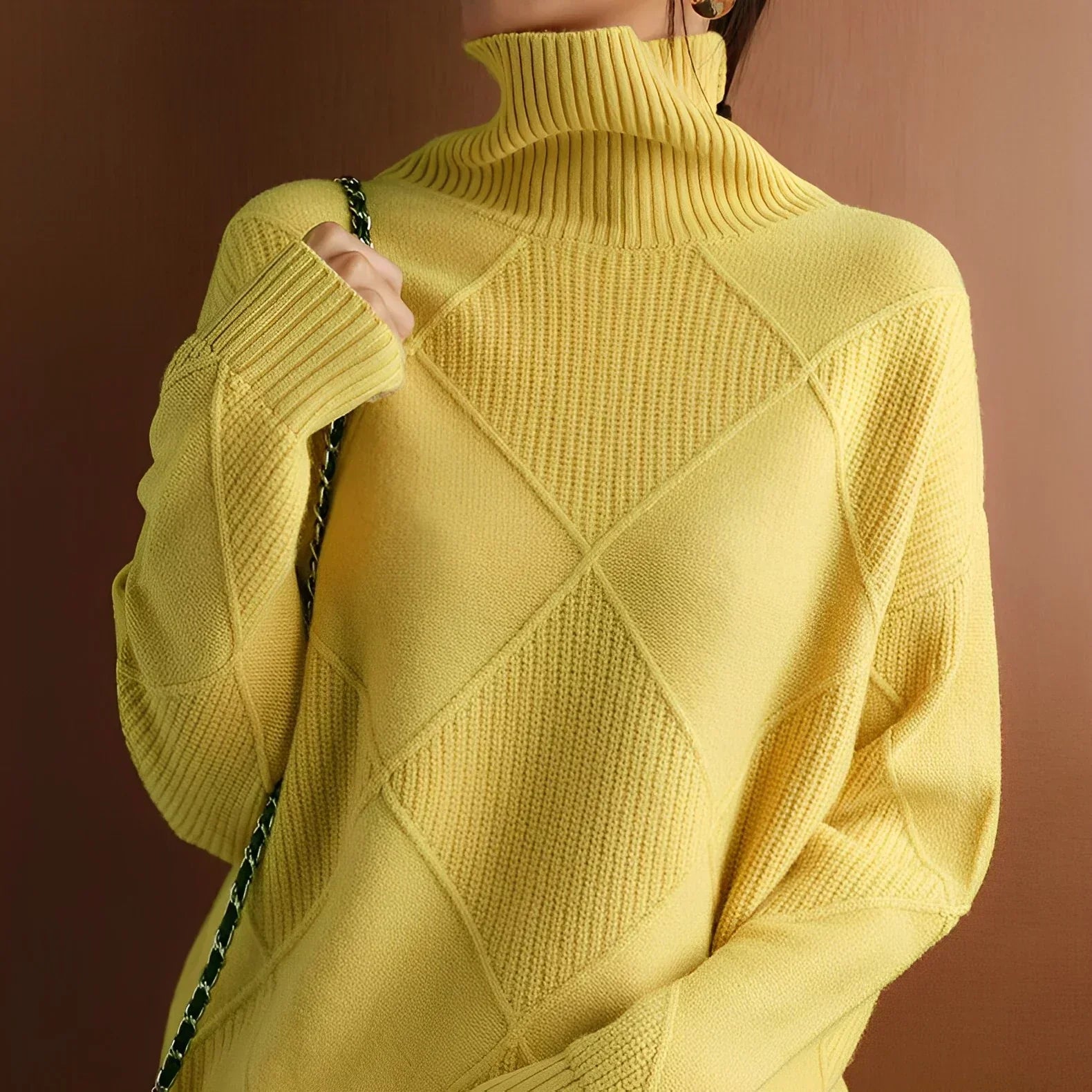 Product Image for Heidi-Mode | Blair Rollkragenpullover, Citriné Gelb / S