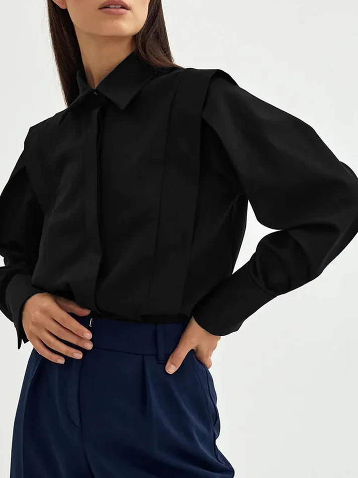 Product Image for Heidi-Mode | Klassisches Damen Business Hemd, Schwarz / M