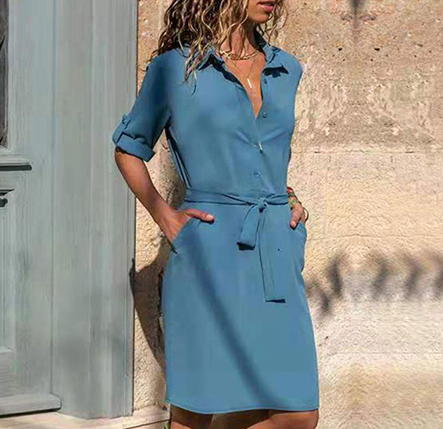 Product Image for Heidi-Mode | Dunkelblaues Schickes Kleid, Dunkelblau / 2XL