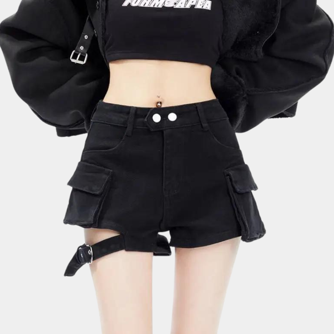 Product Image for Heidi-Mode | Elegante und Modische Damen Shorts Von Stefana, Schwarz / XL