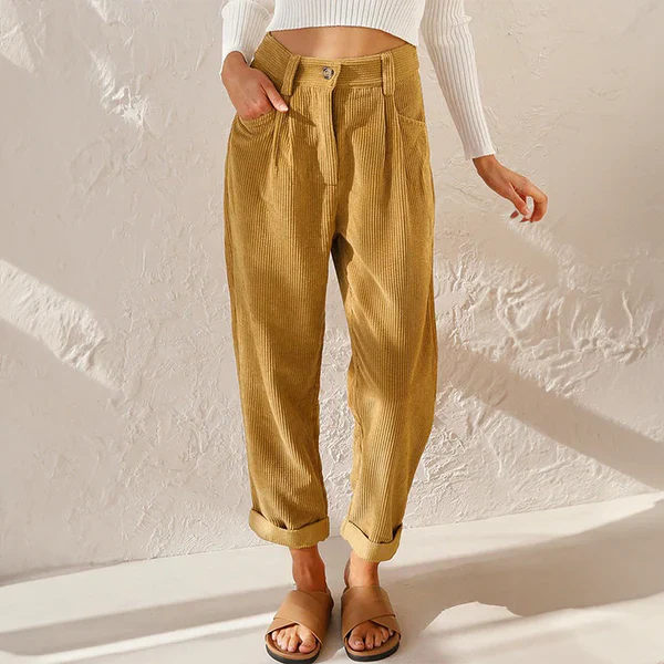 Product Image for Heidi | Lässige Cordhose, Sonnenstrahlgelb / S