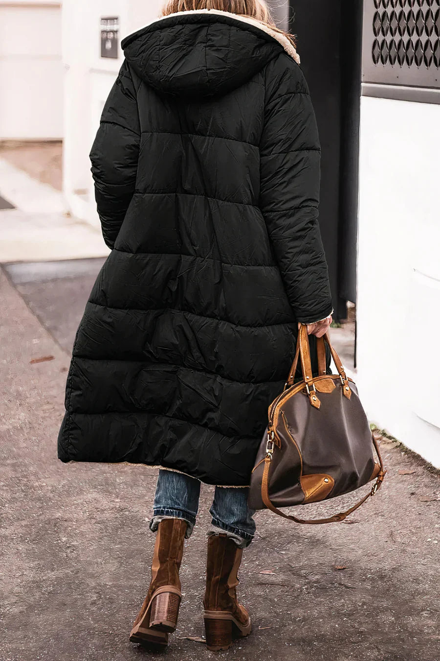 Product Image for Heidi-Mode | Eleganter Wendbarer Warmer Parka, Grau / 4XL