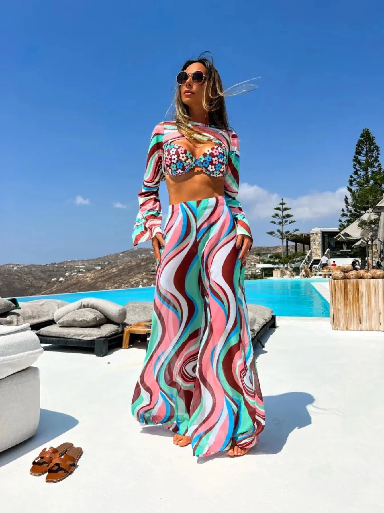 Product Image for Heidi-Mode | Bikini & Langarm-Cropgeweide Hosen Sets, Stil 1 / XL