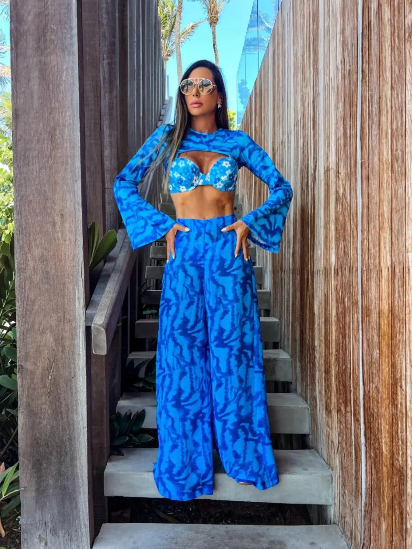 Product Image for Heidi-Mode | Bikini & Langarm-Cropgeweide Hosen Sets, Stil 2 / S
