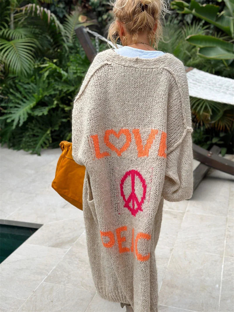 Product Image for Heidi-Mode | Hippie Chic Lang Vest, Beige / S