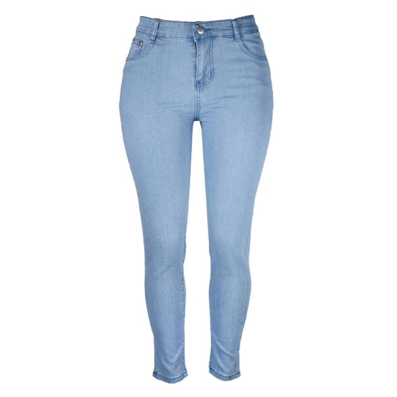 Product Image for Heidi-Mode | Skinny Jeans Für Damen In Übergröße, Hell Blau / 2XL