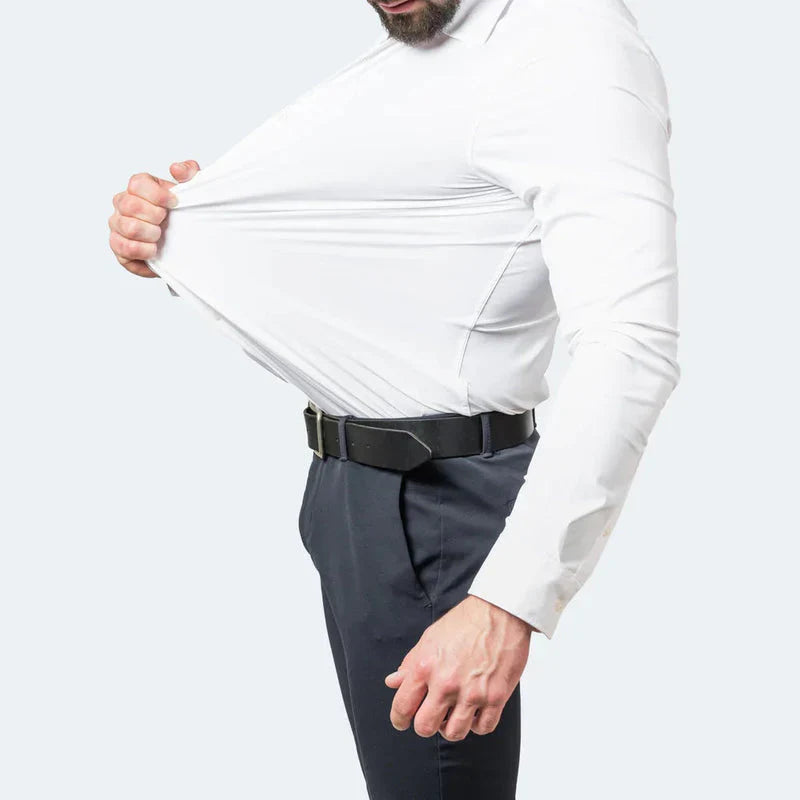 Product Image for Heidi-Mode - Anti Falten Herren Stretch Hemd, Weiß / L