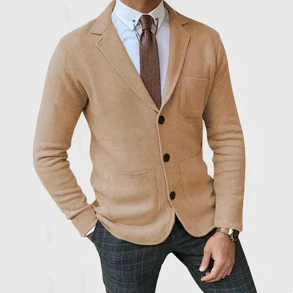 Product Image for Heidi-Mode - Klassischer Herbst Business Casual Blazer für Männer, Khaki / XL