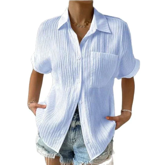 Product Image for Heidi-Mode | Zeitlos Vielseitig Damen Bluse, Hellblau / L