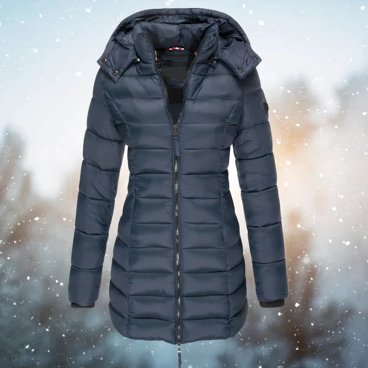Product Image for Heidi-Mode | Puffer Winterjacke Damen, Rot / L