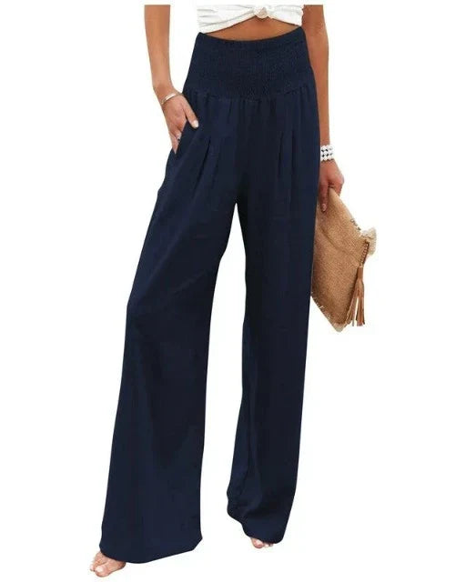 Product Image for Leinenhose, Dunkelblau / 3XL