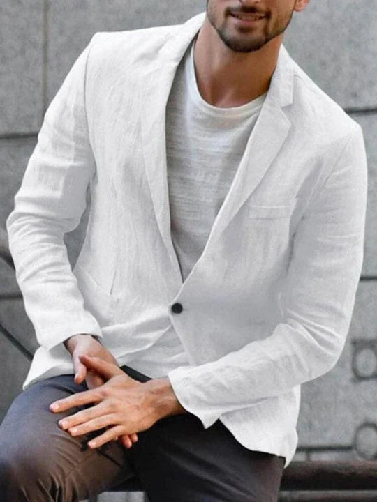 Product Image for Heidi-Mode | Leinen-Sakko für den trendbewussten Mann, Grau / XL