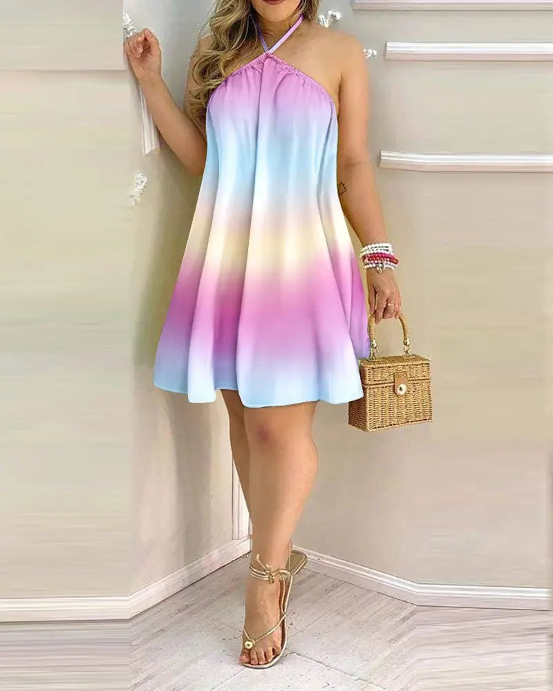 Product Image for Damen luftiges Sommerkleid Heidi-Mode, Farbverlauf / XL