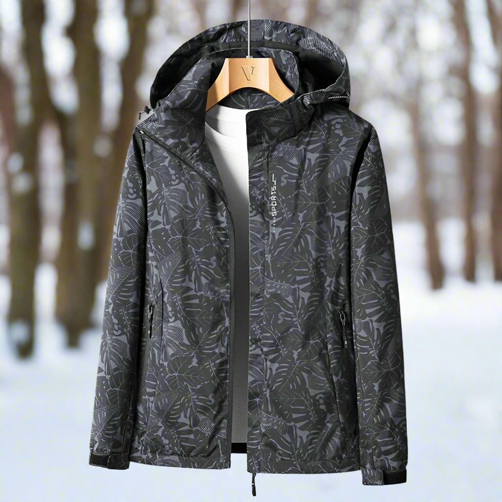 Product Image for Heidi-Mode | Jacke Wasserabweisend mit Kapuze Verstellbare Manschetten Reißverschlussverschluss, Schwarz / M