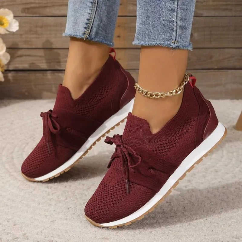 Product Image for Heidi-Mode | Sportliche Damenschuhe Streetwise & Komfortabel, Rot / 41