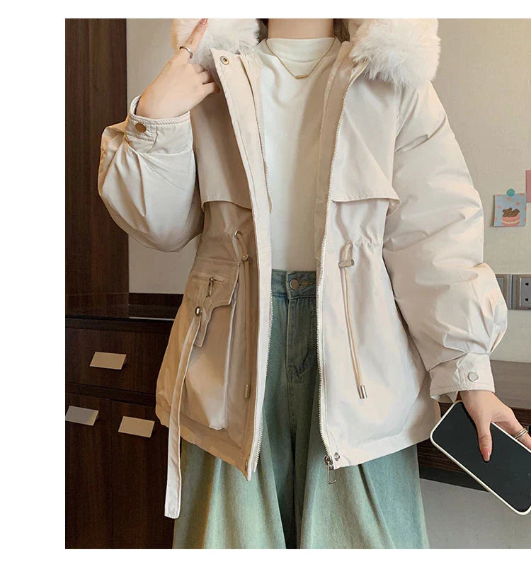 Product Image for Heidi-Mode | Wintermantel Mit Kapuze Für Frauen Celine, Schwarz / L