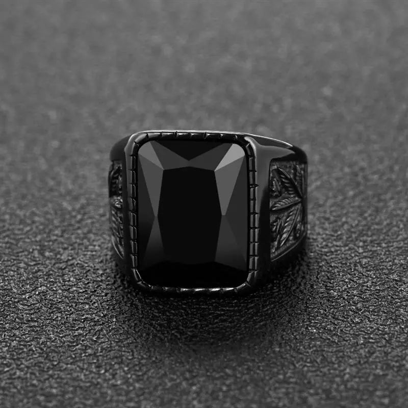 Product Image for Heidi-Mode - Siegelring aus Edelstahl, Schwarz / 7