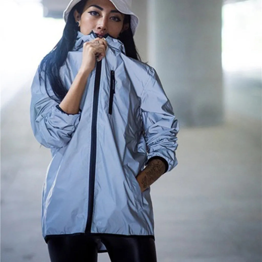 Product Image for Heidi-Mode | Reflektierende Jacke für Die Nacht, Grau / S