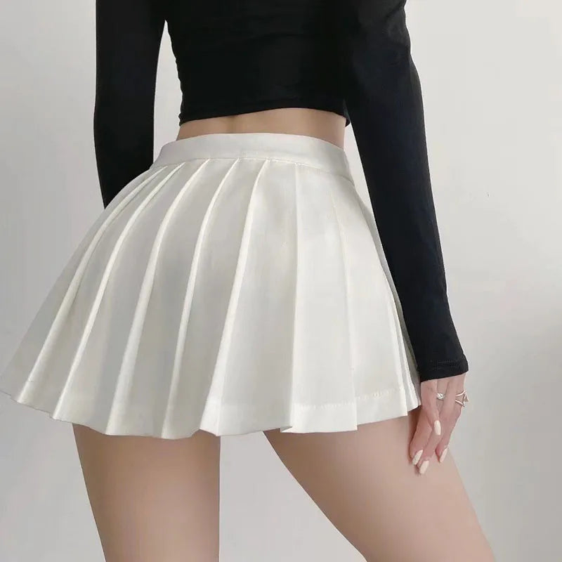 Product Image for Damen Faltenrock Weiß Gr. M Midi Rock Sommerrock Faltenrock Damenrock Utrechtse Mode Heidi Mode