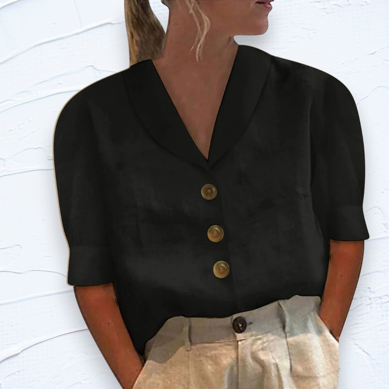 Product Image for Heidi-Mode | Top De Luxe, Schwarz / S
