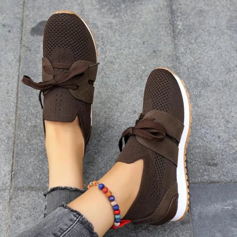 Product Image for Heidi-Mode | Mesh Unterstützende Damen Sneaker, braun / 38