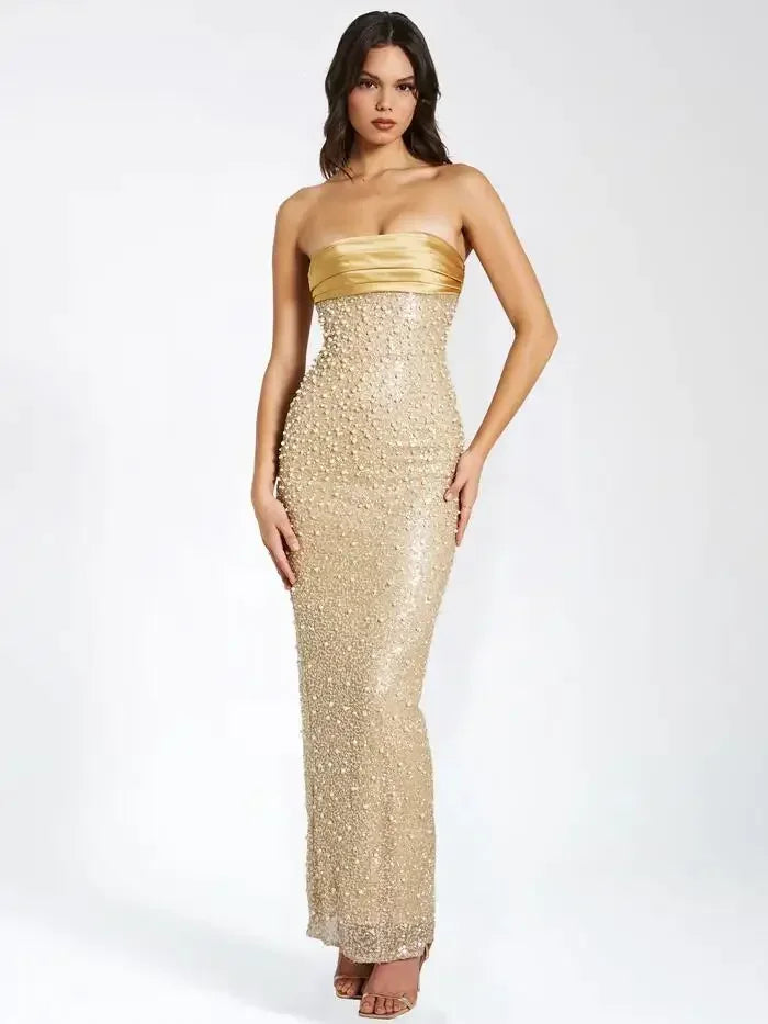 Product Image for Heidi-Mode | Luxe Maxi Kleid, 8 - 10 (S)