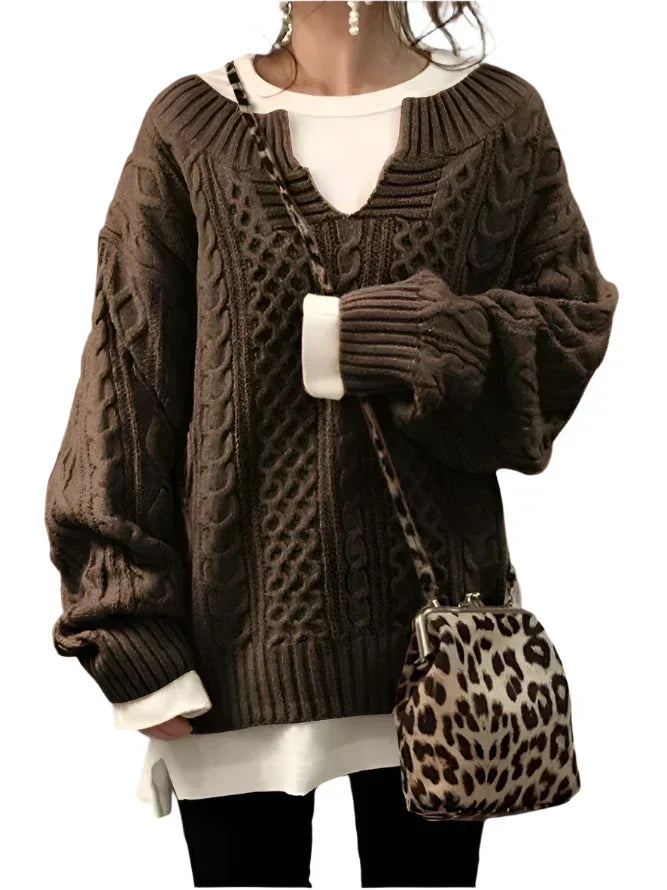 Product Image for Heidi-Mode | Knusse Oversized Trui, Roze / 2XL