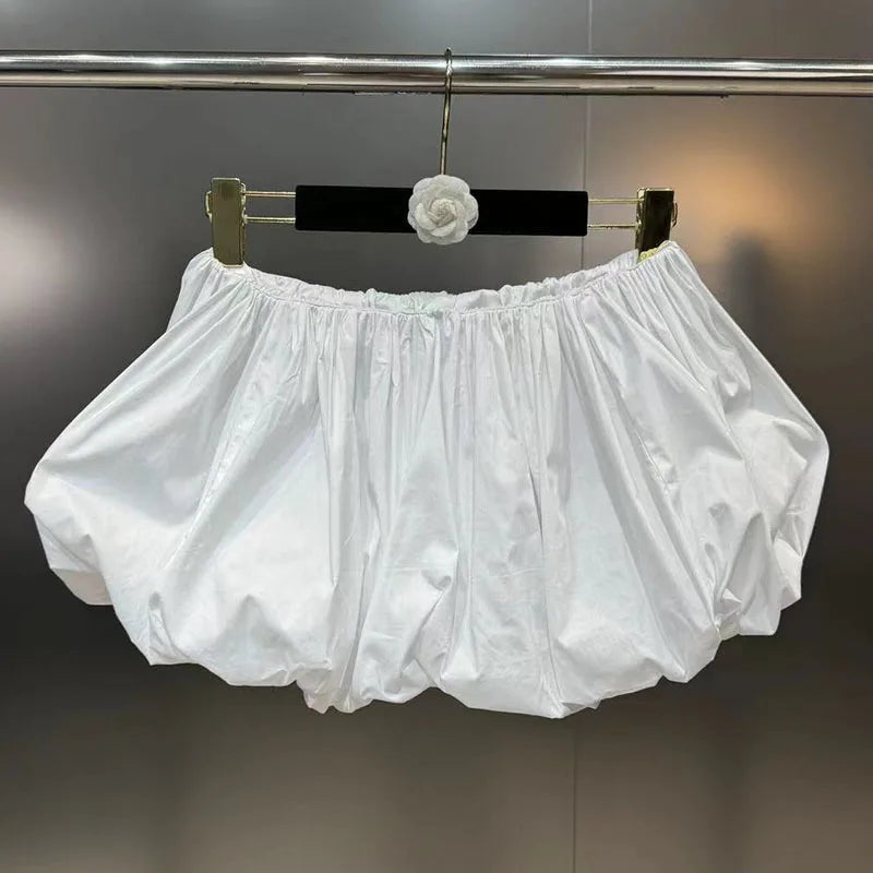 Product Image for Heidi-Mode | Sommermode Damen Hohe Taille Röcke Elastischer Taillenbund Bandage Design Rock Female Trendy, Shorts / M