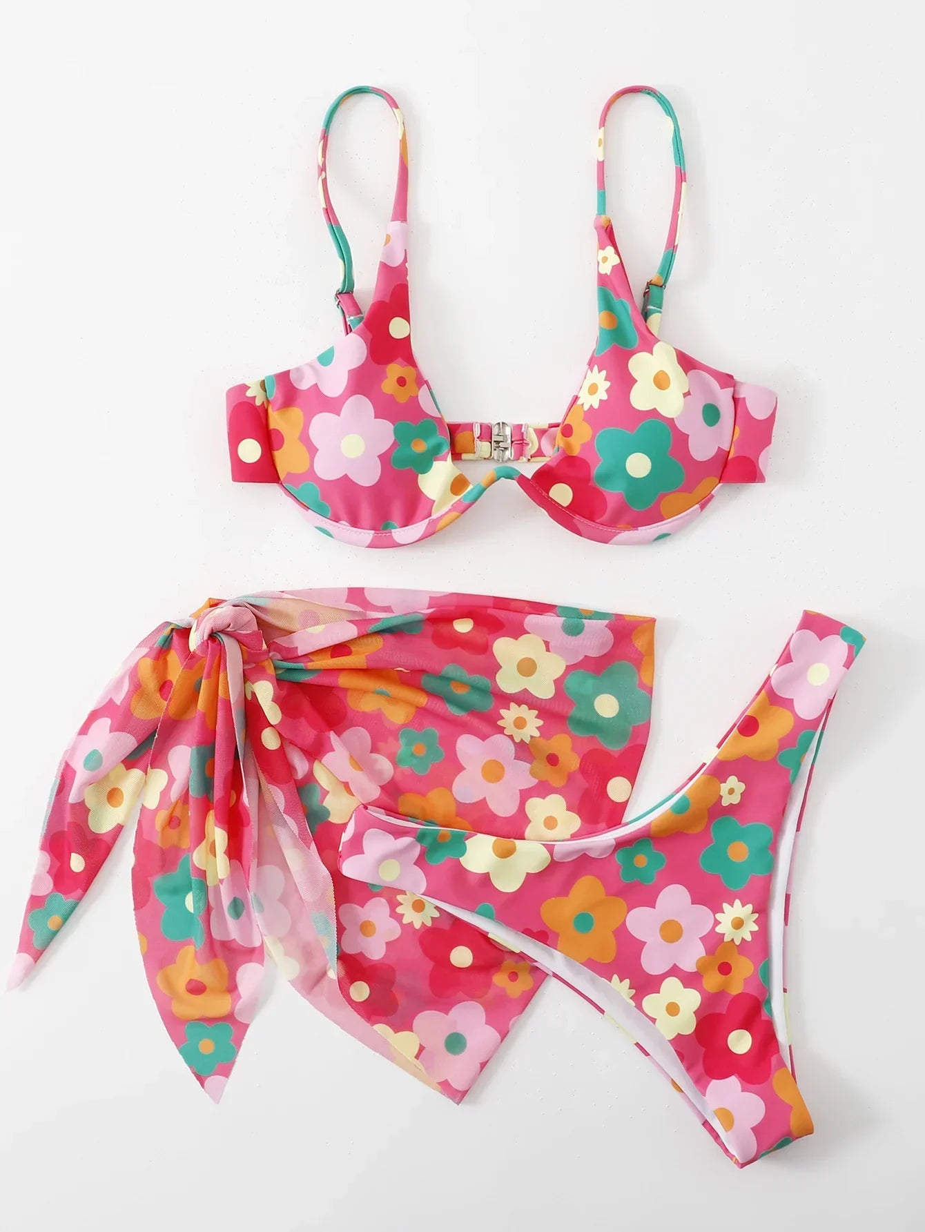 Product Image for Heidi-Mode | Sexy Bikinis Damen Badebekleidung Frauen Dreiteilig Badebekleidung Strand Badebekleidung Badehose Brasilianisches Bikini Set Pool 