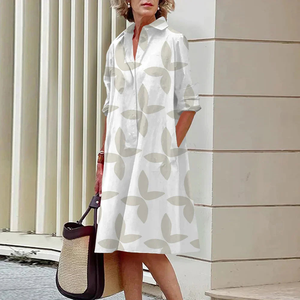 Product Image for Heidi-Mode | Halblange Knielange Kleider, Weiß / 2XL
