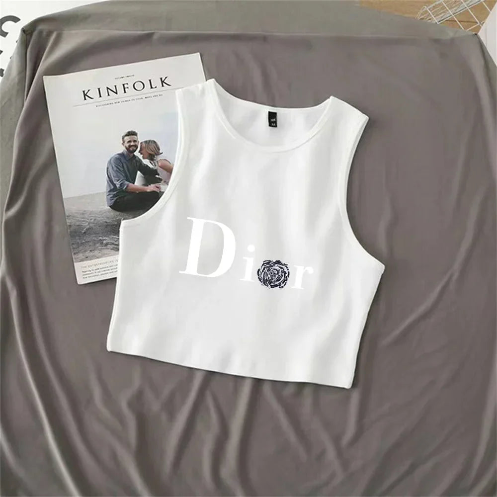 Product Image for Heidi-Mode | Sommer Neue Damenweste mit Modeinspiriertem Gedrucktem Design, Ein Must-Have Weste für Legere und Coole Sommer, weiß-W / XL