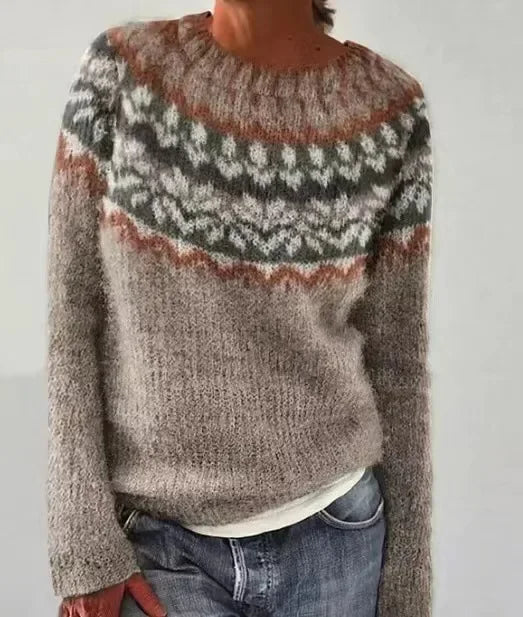 Product Image for Heidi-Mode | Clair Strickpulli Herbst Mit Mustern, Kamel / 2XL