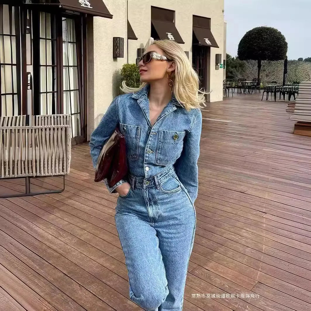 Product Image for Heidi-Mode | Jeansoverall für Damen, Blau / S
