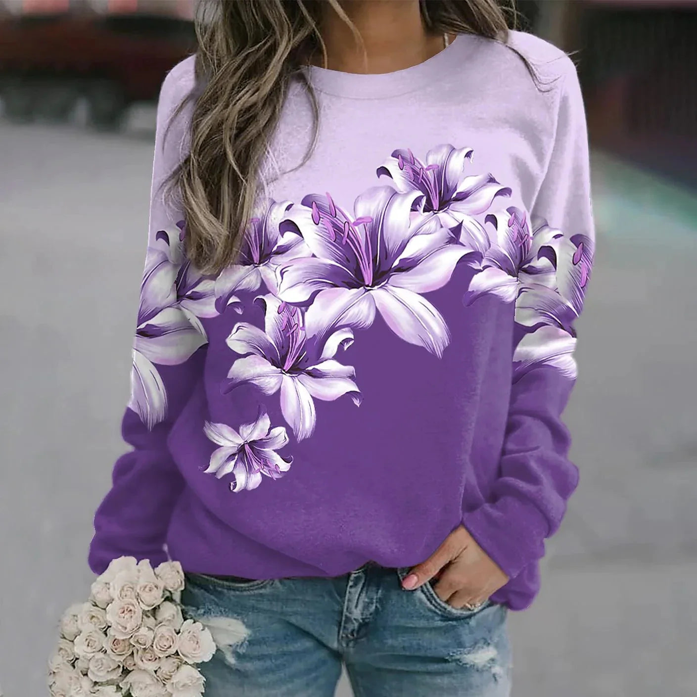 Product Image for Heidi-Mode | Pulli Frau Fleur De Lys, 1 / 3XL