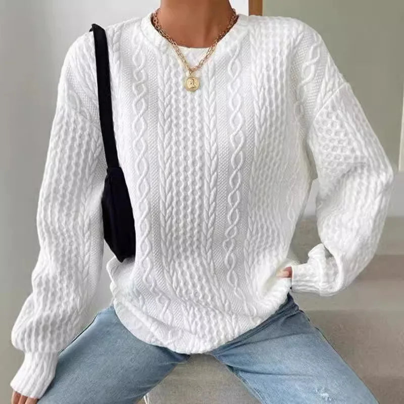 Product Image for Heidi-Mode | Damen Langarm Sweatshirt, Weiß (Fast ausverkauft) / XL
