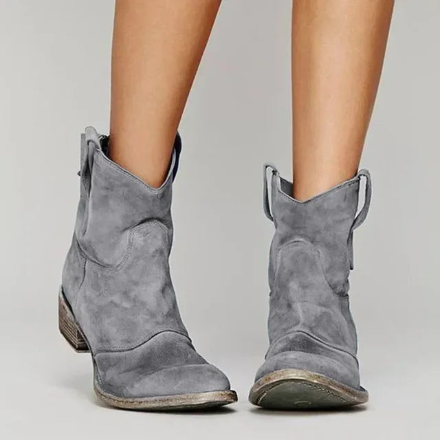Product Image for Heidi-Mode | Cowboy Stiefelette Im Vintage Stil, Grau / 38