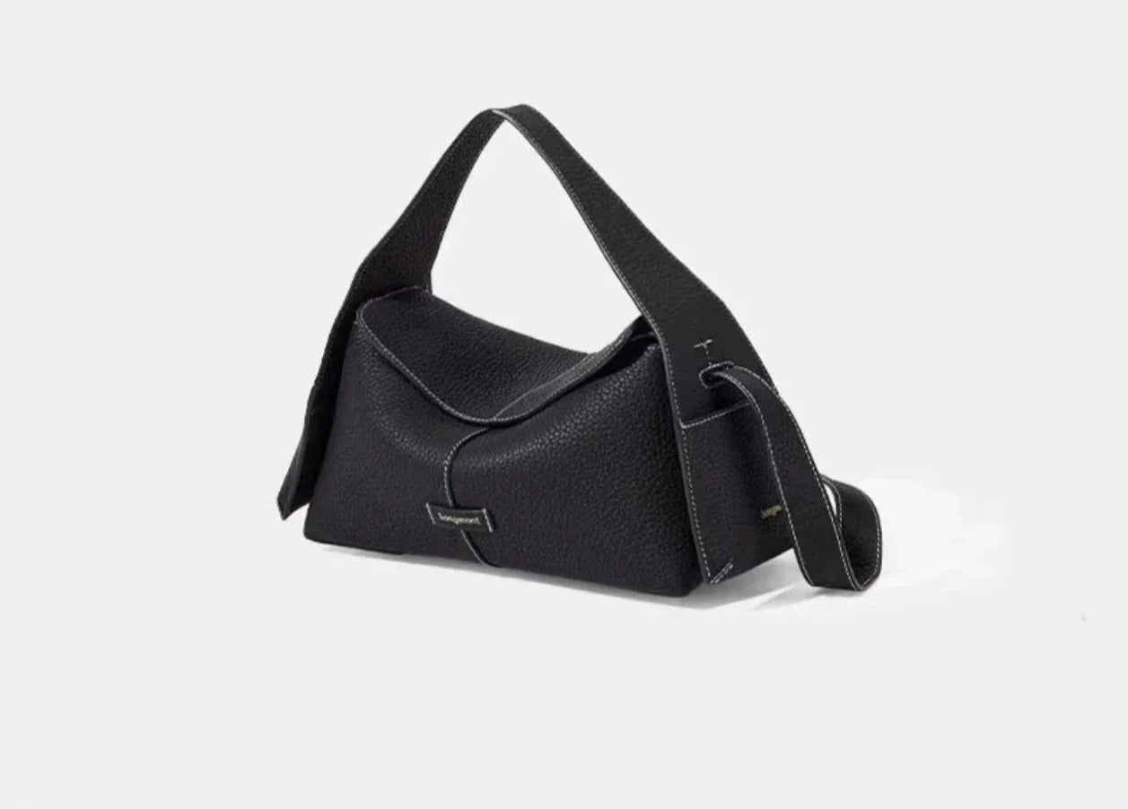 Product Image for Handtasche | Luxuriöse Damentasche aus Leder, Schwarz – klein