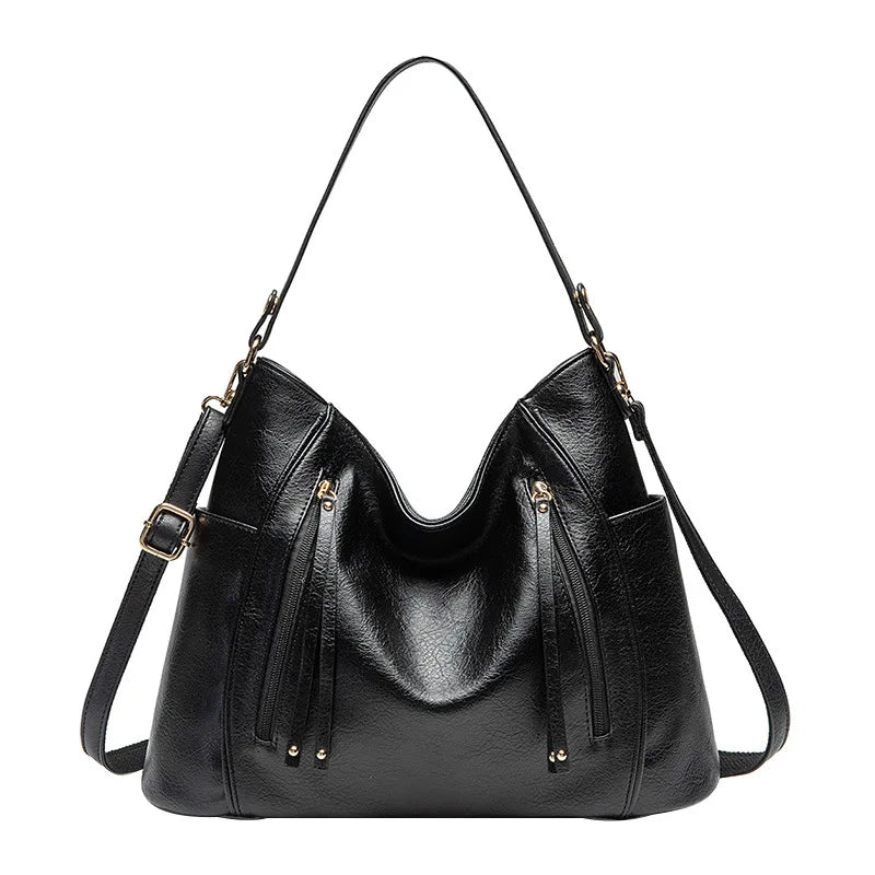 Product Image for ELEGANTE LEDERTASCHE, Schwarz