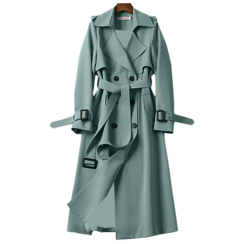 Product Image for Heidi-Mode | Leichter Trenchcoat Damen Frühlingsmantel, Grün / 2XL