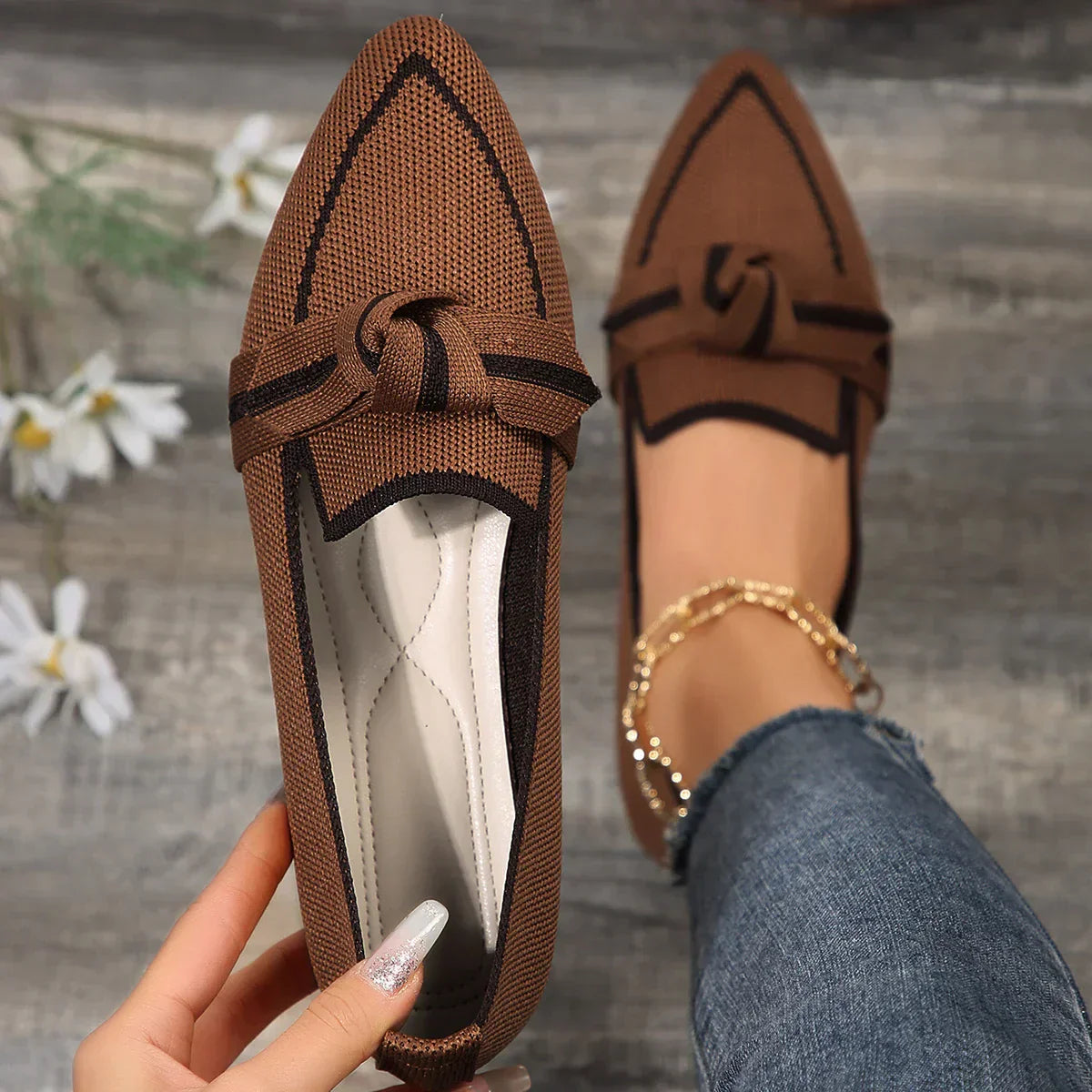 Product Image for Heidi-Mode | Bequeme Sommer Slip-On Schuhe für Damen, Braun / UK 8 / EU 41