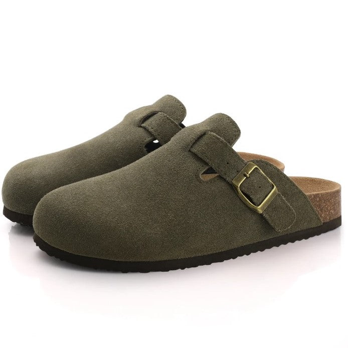Product Image for Heidi-Mode - Premium Leder Boston-Sandalen, Grün / 41