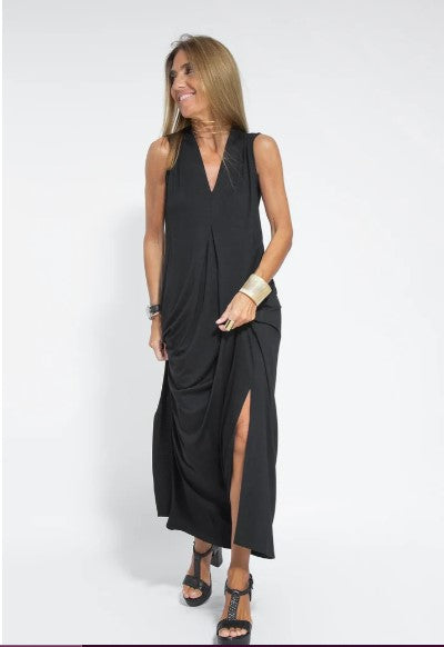 Product Image for schlankmachendes kleid mit strickjacke, Kaffee / XL