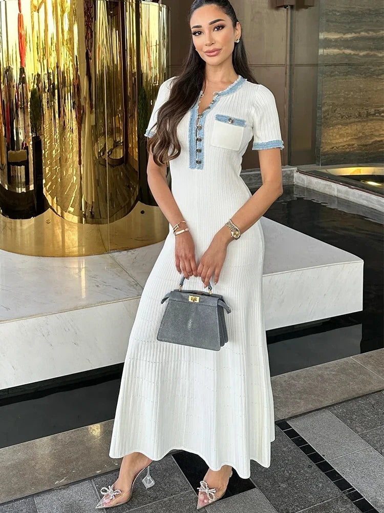 Product Image for Damen Poloshirt Kleid, Weiß / M