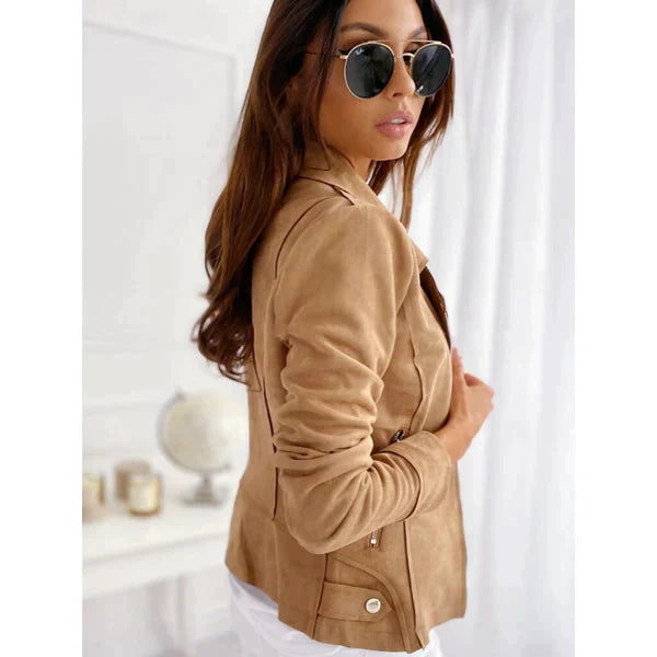 Product Image for Heidi-Mode | Wildleder Jacke, Blau / M