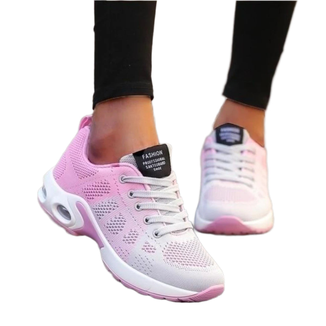 Product Image for Heidi-Mode | Ortil Top Anatomische Geher Schuhe für Damen Atmungsaktiv und Flexibel, Grau/Rosa / 40