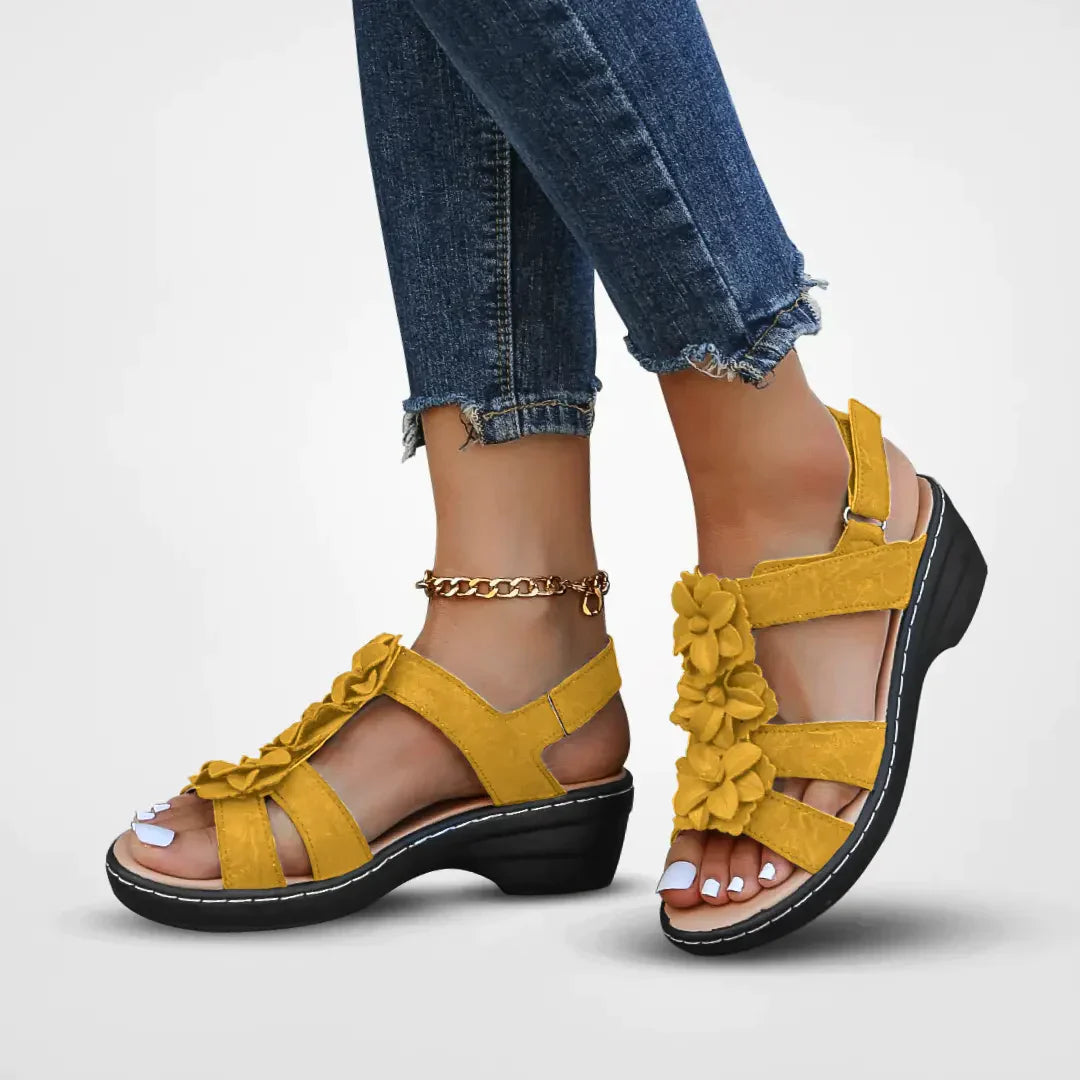 Product Image for Heidi-Mode | Bequeme Gesundheitssandalen für Frauen, Gelb / 39