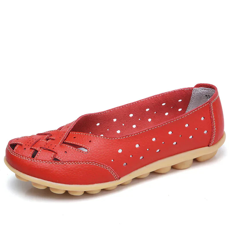 Product Image for Heidi-Mode | Weiche Leder Schuhe, Rot / 43