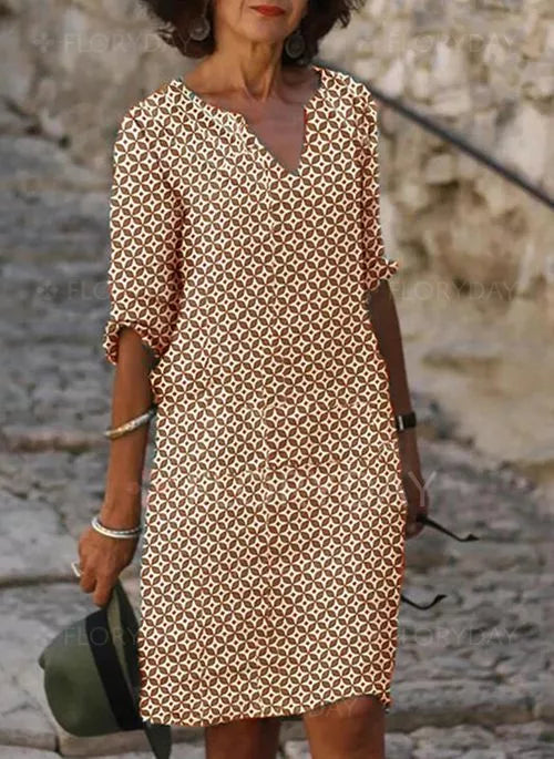 Product Image for Heidi luftig lockere und sommerliche kleid, Braun / XL