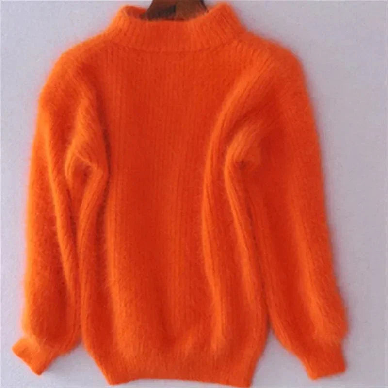 Product Image for Heidi-Mode | Elegante Lässig Locker Gestrickter Pullover, Orange / S